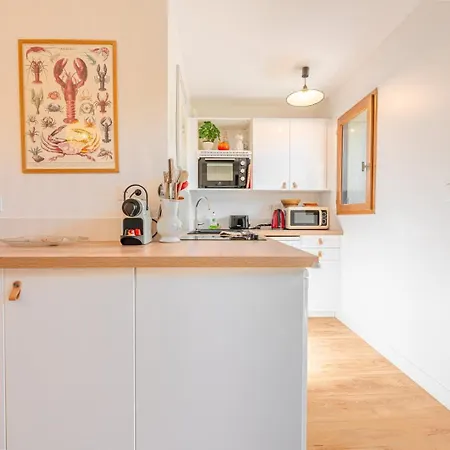 Apartament La Coquille / F3 De Charme Avec Jardin Privatif Cabourg