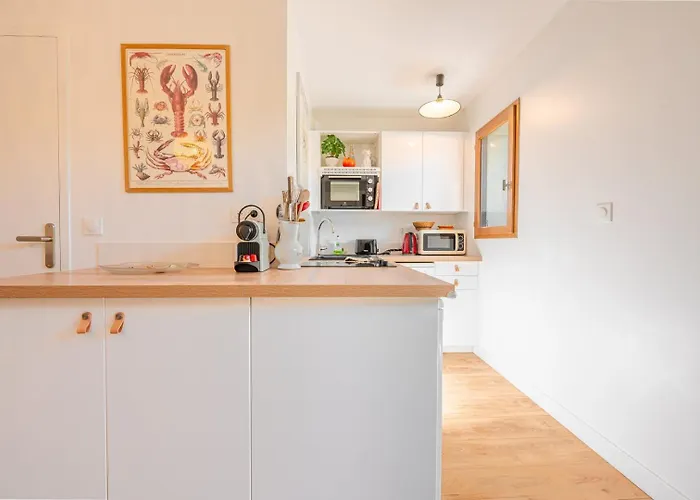 Apartament La Coquille / F3 De Charme Avec Jardin Privatif Cabourg